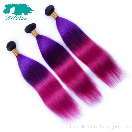 3 color hair bundles with closure, 3 tone color emy hair